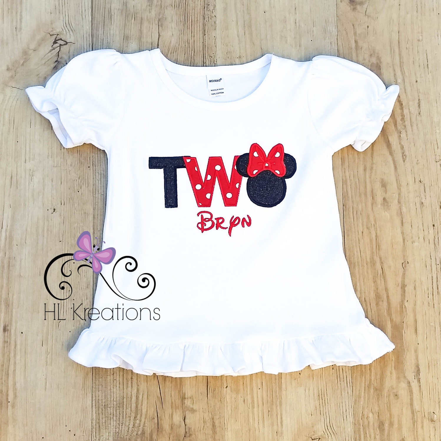 Minnie Mouse Birthday Shirt Two Minnie Mouse Birthday Shirt 4136