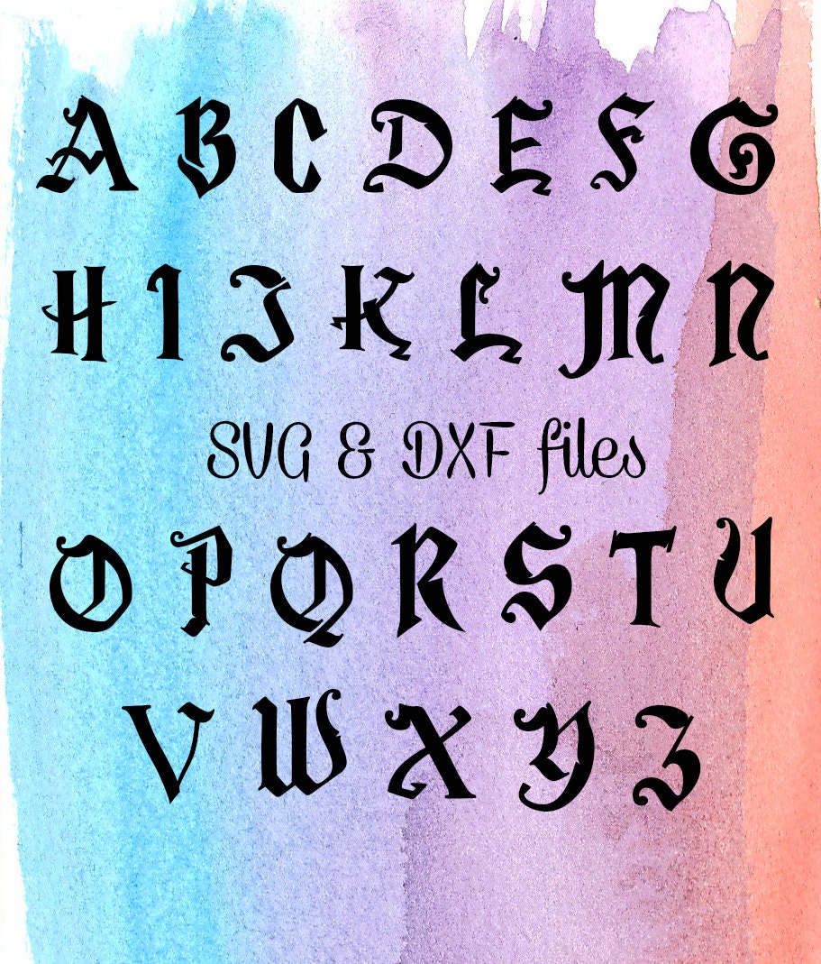 Download Harry Potter Font Font SVG DXF Files Wizard font DXF for