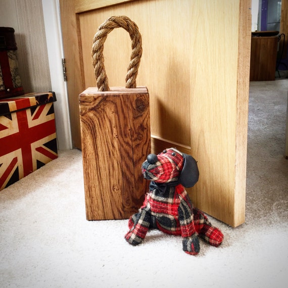 Oak Doorstop Gift For Dad Gift For Him Door Stop Door