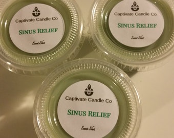 Sinus Relief Wax Melt Tart Scent Shot Flameless