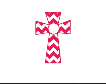 chevron cross svg dxf file instant download stencil silhouette cameo cricut clip art religious christian monogram frame commercial use