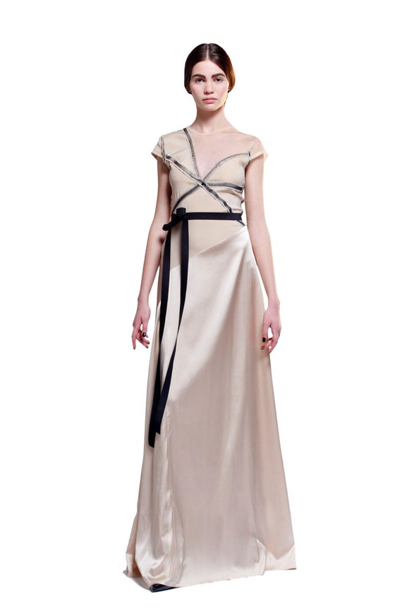 BDSM Dress Long Formal Dress Silk Dress Wedding Dress