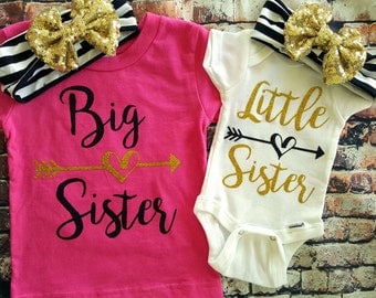 Big Sister/ Little Sister shirt Set,