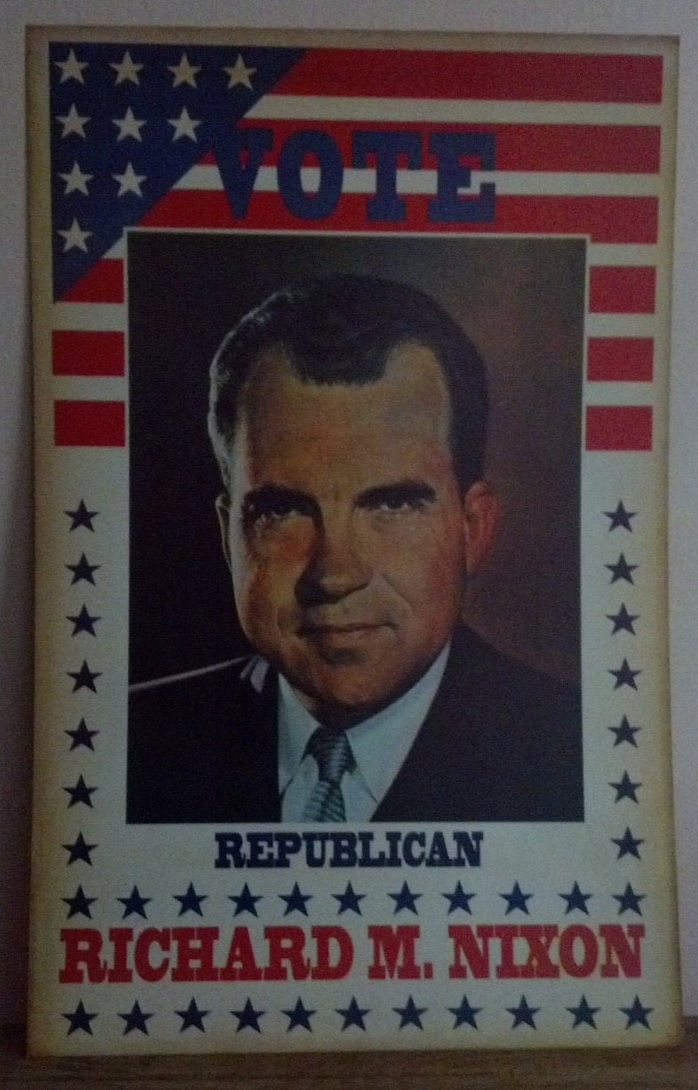 Richard M. Nixon Presidential Campaign Poster