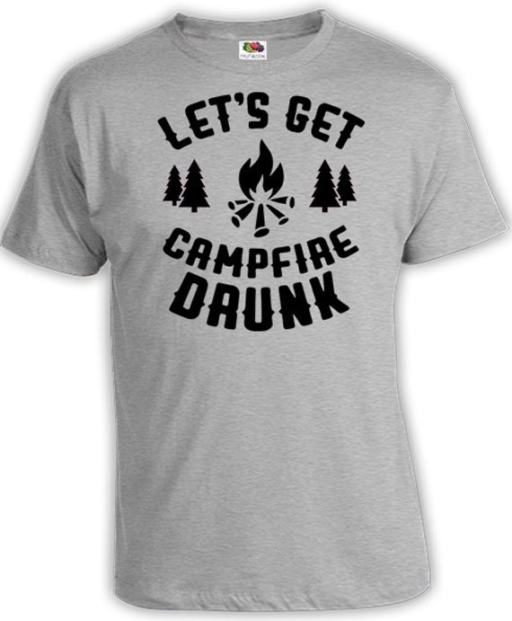 Funny Camping Gifts For Campers Drinking T Shirt Outdoor Shirt