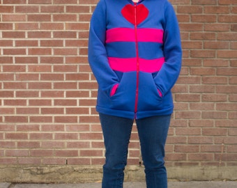 Undertale Frisk inspired cosplay hoodie