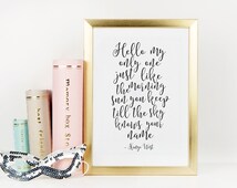 Popular items for hello love sign on Etsy