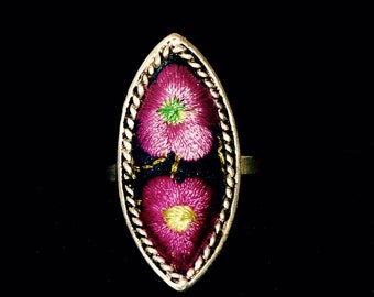 Bague ethnique Fleur