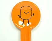 spoon rest featuring Mr.T.Tot, waving hello.  Made to Order/Pick Your Colour