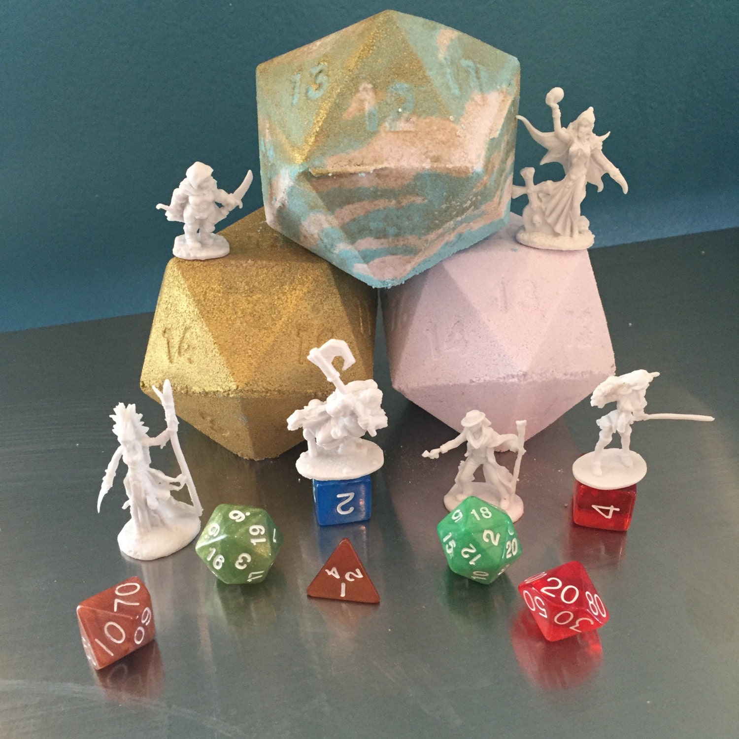 D20 Bath Bomb With a Surprise Inside