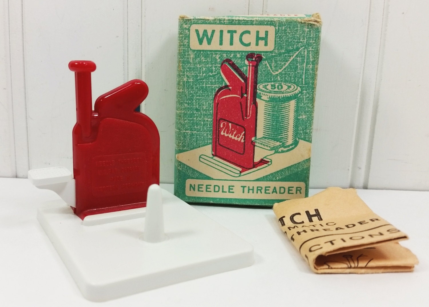 Vintage Witch Needle Threader Automatic Needle Threader with