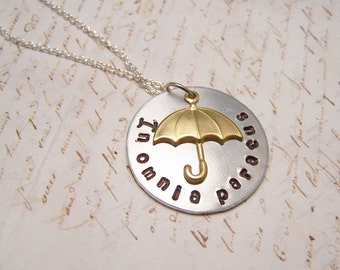 In Omnia Paratus Necklace.S.Ready For Anything: A version In Silver Gilmore Girls. Rory. Logan. Life and Death Brigade