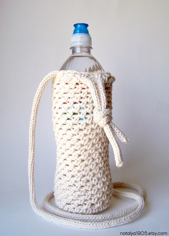 Crochet Water Bottle Holder Water Bottle Cover Water Bottle