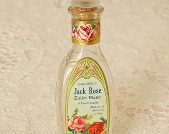 Antique Perfume Bottle Jack Rose Bacorn Co.
