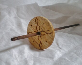 Split Notched Spindle Carved Primavera High Whorl 20g