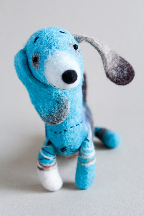 Hubert Dachshund Art Puppet Lovely Dog by TwoSadDonkeys on Etsy