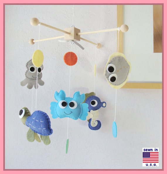 ON SALE Baby Crib Mobile Nursery Mobile Ceiling by hingmade