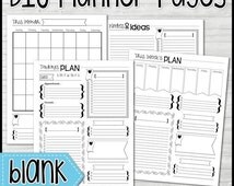 Unique planner inserts related items | Etsy