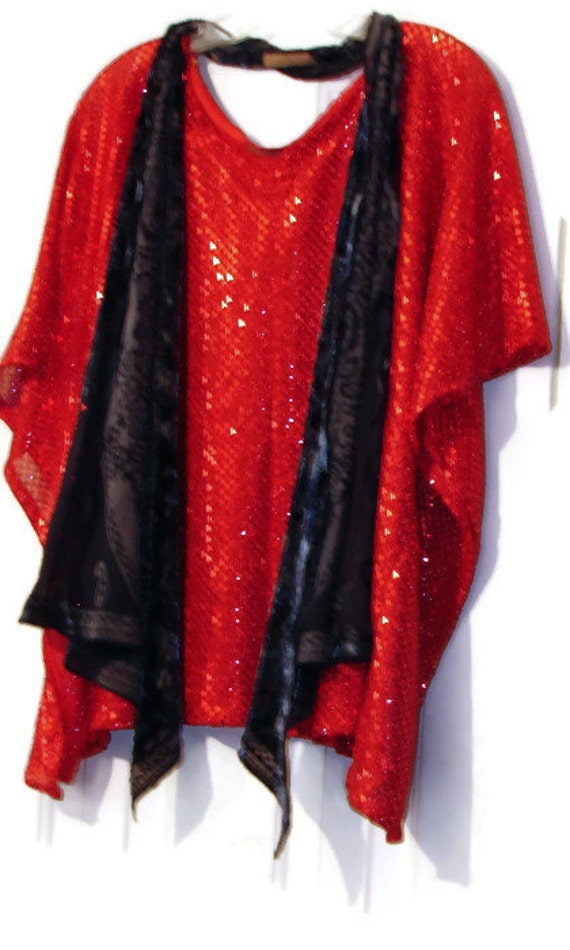 Glitzy Evening Top Wrap Capelet Shrug by WindyMountainDesigns