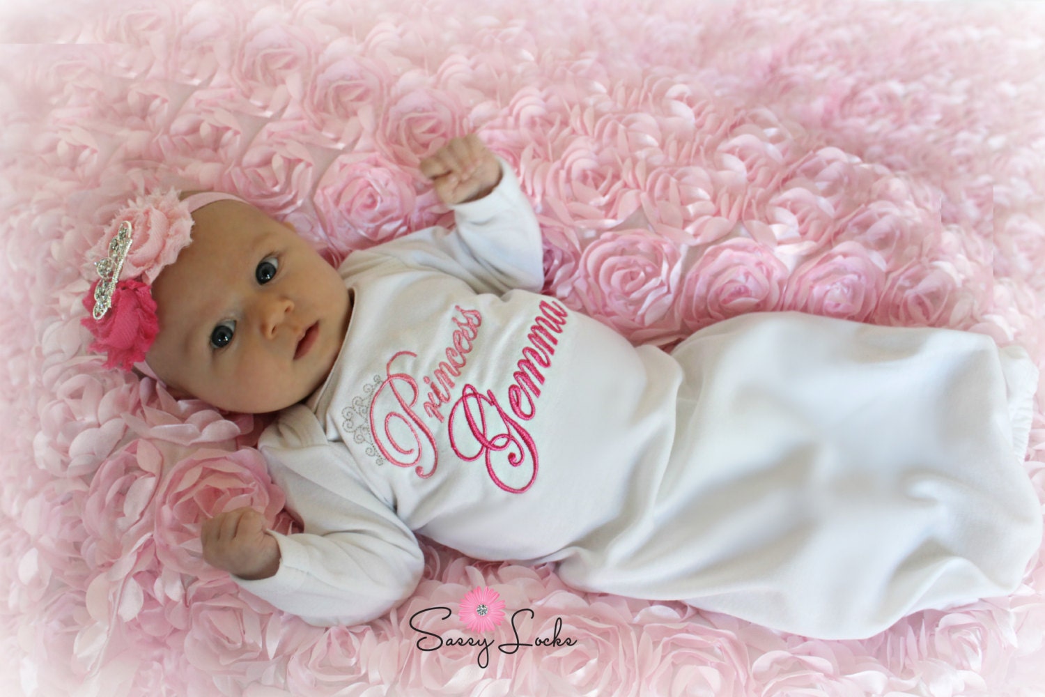 Personalized Newborn Baby Girl Clothes New Baby Gift Take Home