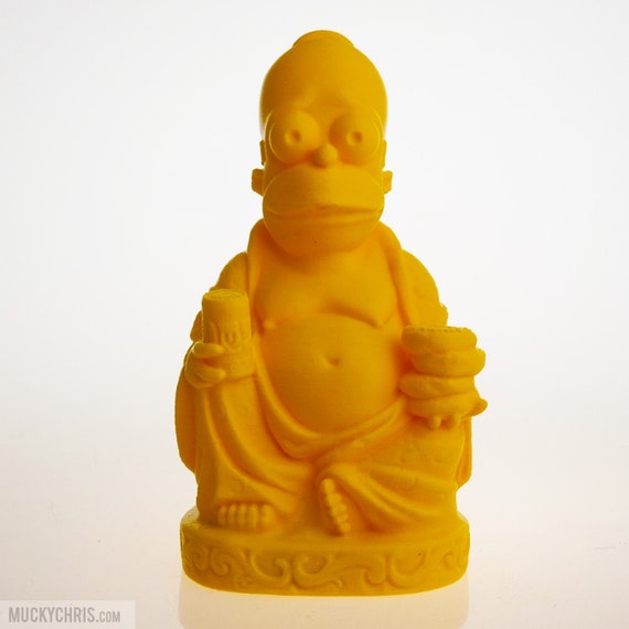 homer buddha plush