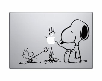 Snoopy Fire Camp MacBook Decal Snoopy MacBook Sticker 11" 13" 15" 17" Laptop Decal Laptop Stickers Stickers MacBook Snoopy