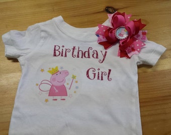 Peppa Pig Birthday Shirts