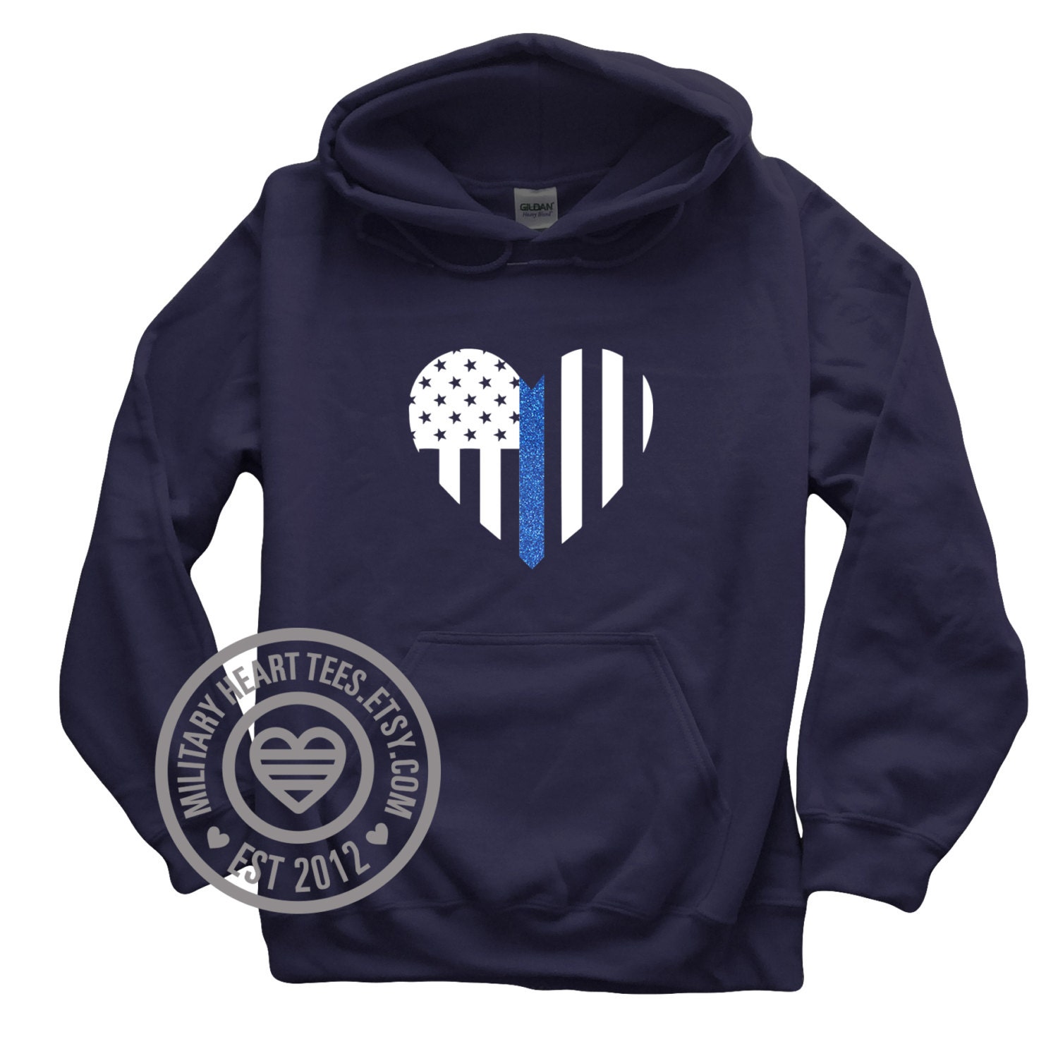 thin blue line sweatshirt