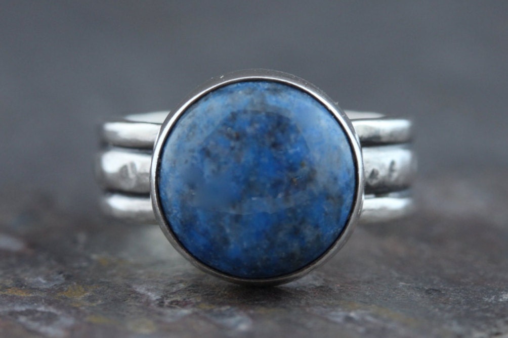 Genuine Denim Lapis Ring