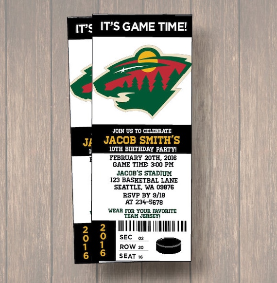 Minnesota Wild Ticket Promotions motorcitysounddesign