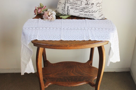 Vintage weià Ãse spitze tischläufer / kleine tischdecke /