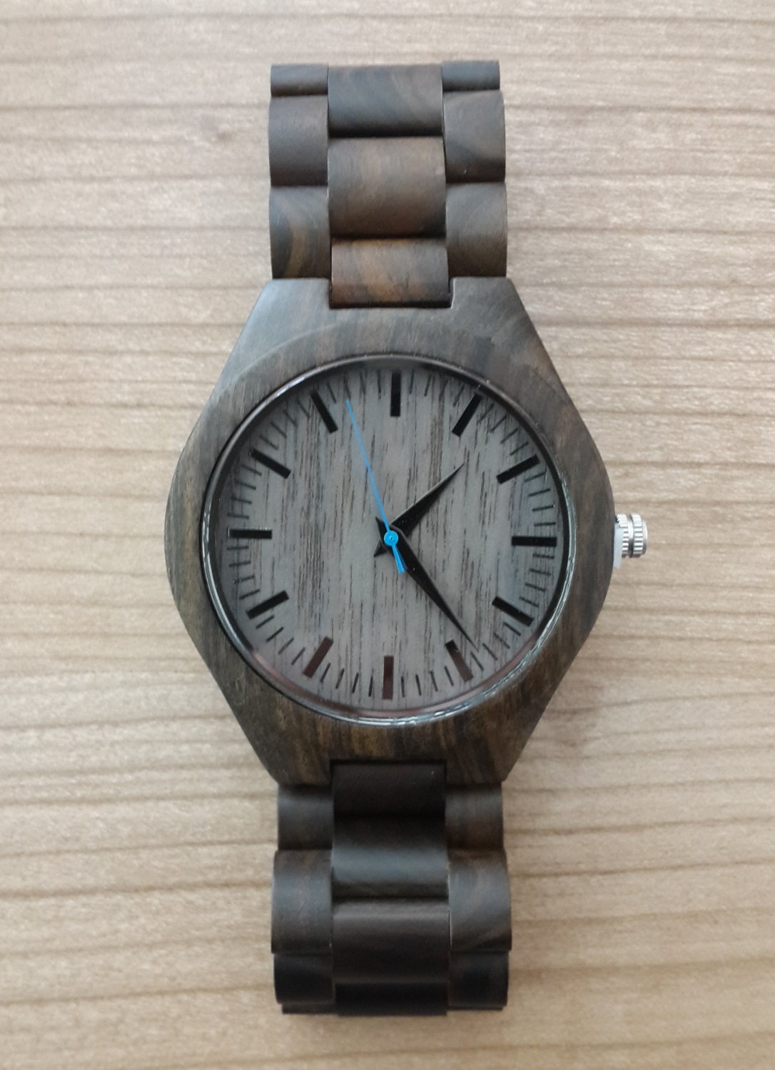 mens wooden watch engraved mens watch personalized by SFdizayn
