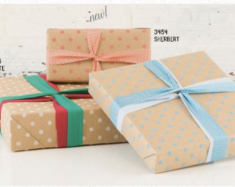 Wrapping Paper - Gift Wrap - Dots on Kraft - 5 ft Roll