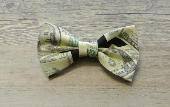 Money Bow Tie Dollars Cash Bow Presidents Bow Tie George