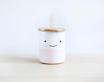Cute ceramic sugar bowl with lid and spoon, Pottery sugar bowl, Ceramics & pottery, Kawaii ceramic, Cute gift, Ceramics Clay, Sugar bowls