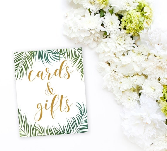 Cards & Gifts Tropical Printable