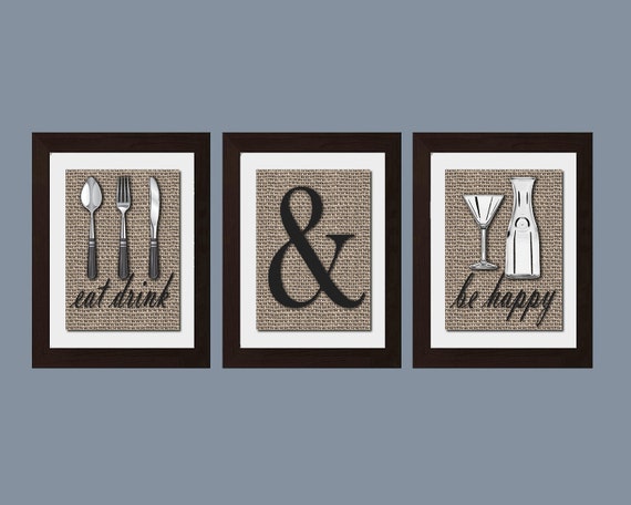 eat drink be happy print shabby chic kitchen wall shabby eat drink be happy print shabby chic kitchen wall shabby