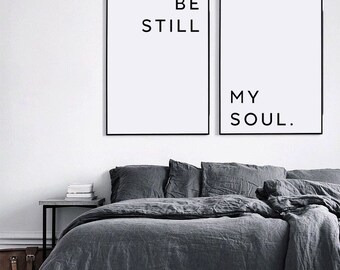 Be Still My Soul Poster, Be Still My Soul Print, Valentines day, Be Still My Soul Posters, Valentines day printable, Gift for him