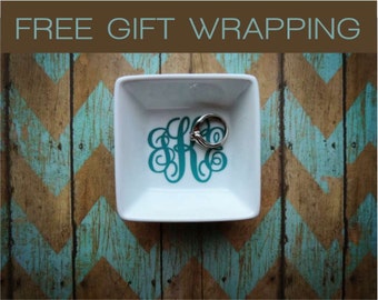 Future Mrs. Ring Dish, Monogram Jewelry Dish, Monogram Ring Dish, Monogrammed Ring Dish, Wedding Ring Dish, Custom Ring Dish, Bridal Gift