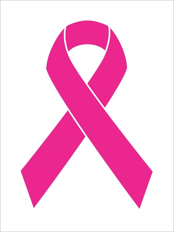 Items similar to Awareness Ribbon - STENCIL- 5 Sizes Available - Create ...