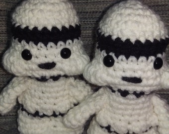 Crocheted Star Wars characters