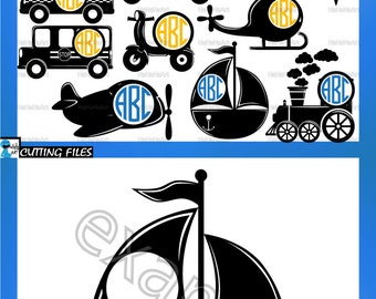 Download Cars Monogram Black Cutting Files Svg Png Jpg Eps by HaHaHaArt