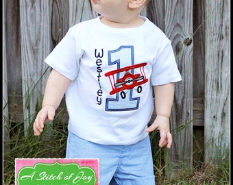Boys Airplane Birthday Shirt, Boys First Birthday, First Birthday, Smash Cake Bib, Vintage Airplane, Airplane, Airplane Birthday