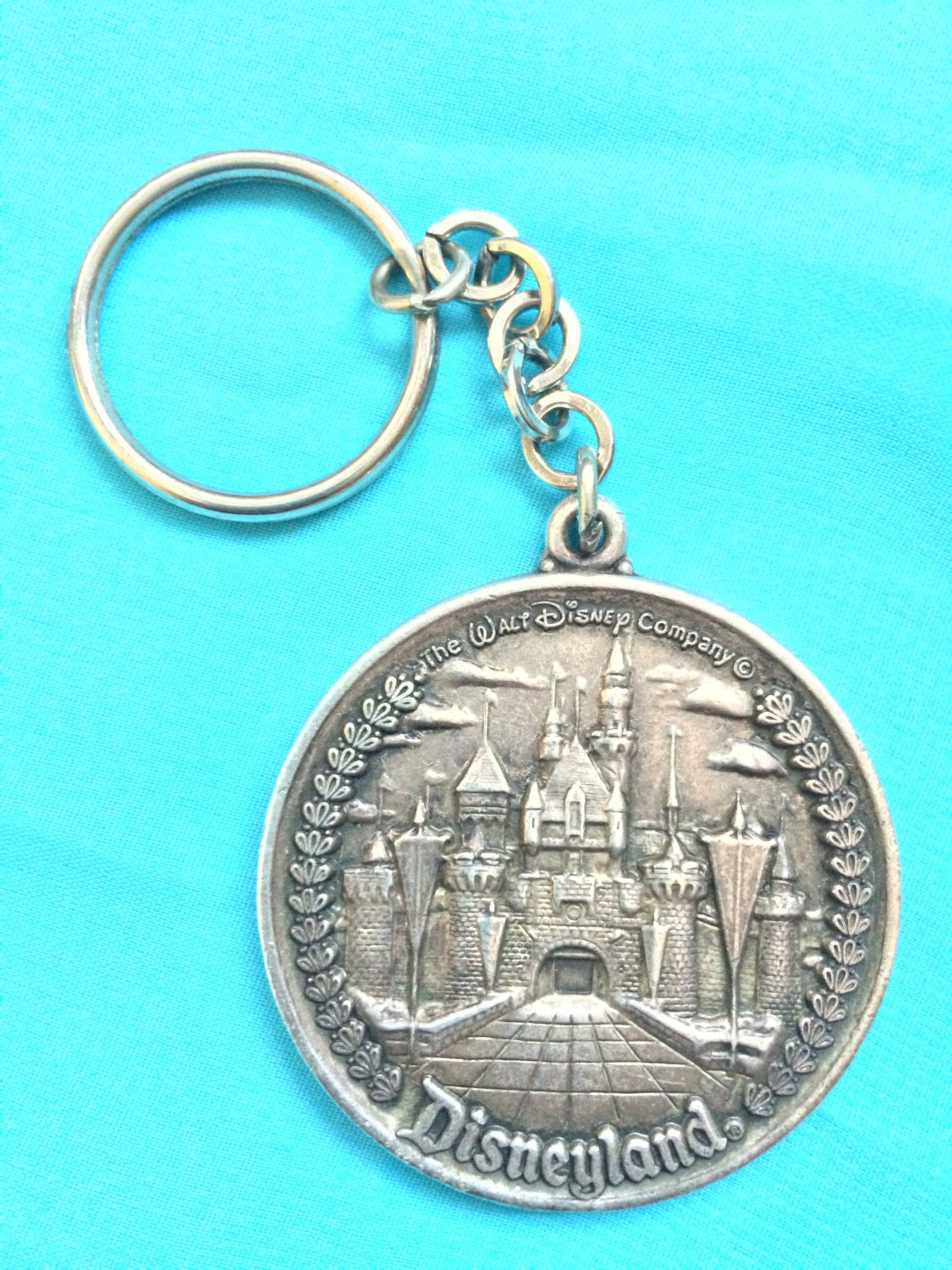 Vintage Disneyland Keychain of Disney Theme Park