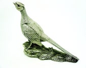 Silver Pheasant Model, STERLING, Country Artists, Bird, Game, English, Hallmarked 1992, REF:286O