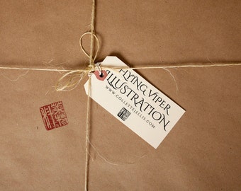 Mystery Parcel - Art - Drawing - Dragons - Fantasy - Prints - Random - Surprise - Gift
