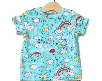 childrens rainbow tshirt