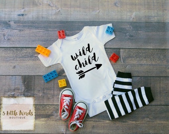 Wild Child BodySuit T-Shirt Toddler Sizes Available