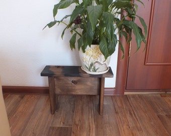 Plant Stand - Wood Plant Stand - Indoor Plant Stand - Small Plant Stand - Modern Plant Stand - Plant Holder - Outdoor Plant Stand Wood Bench