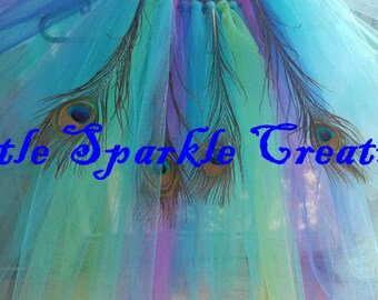 Peacock Costume , peacock outfit , peacock Tutus, Peacock dress, peacock tutu Outfit